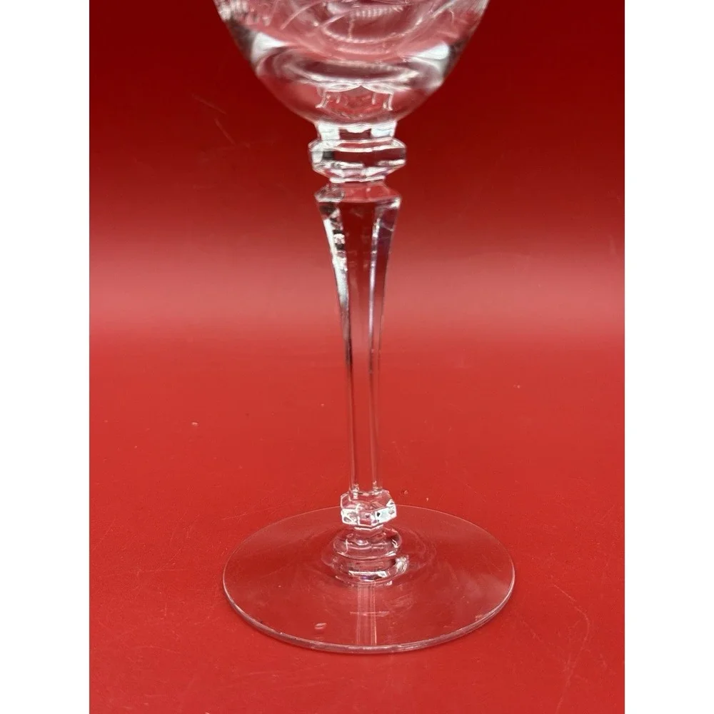 MCM Tiffin-Franciscan Mirabelle Water Goblets Wine Glasses Set For 8